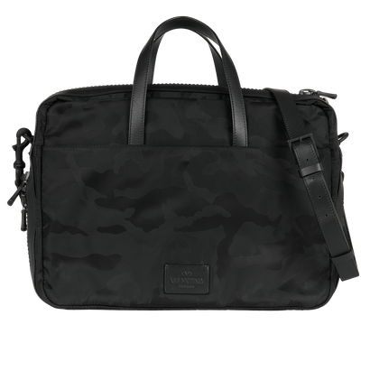 Camouflage Expandable Briefcase, front view